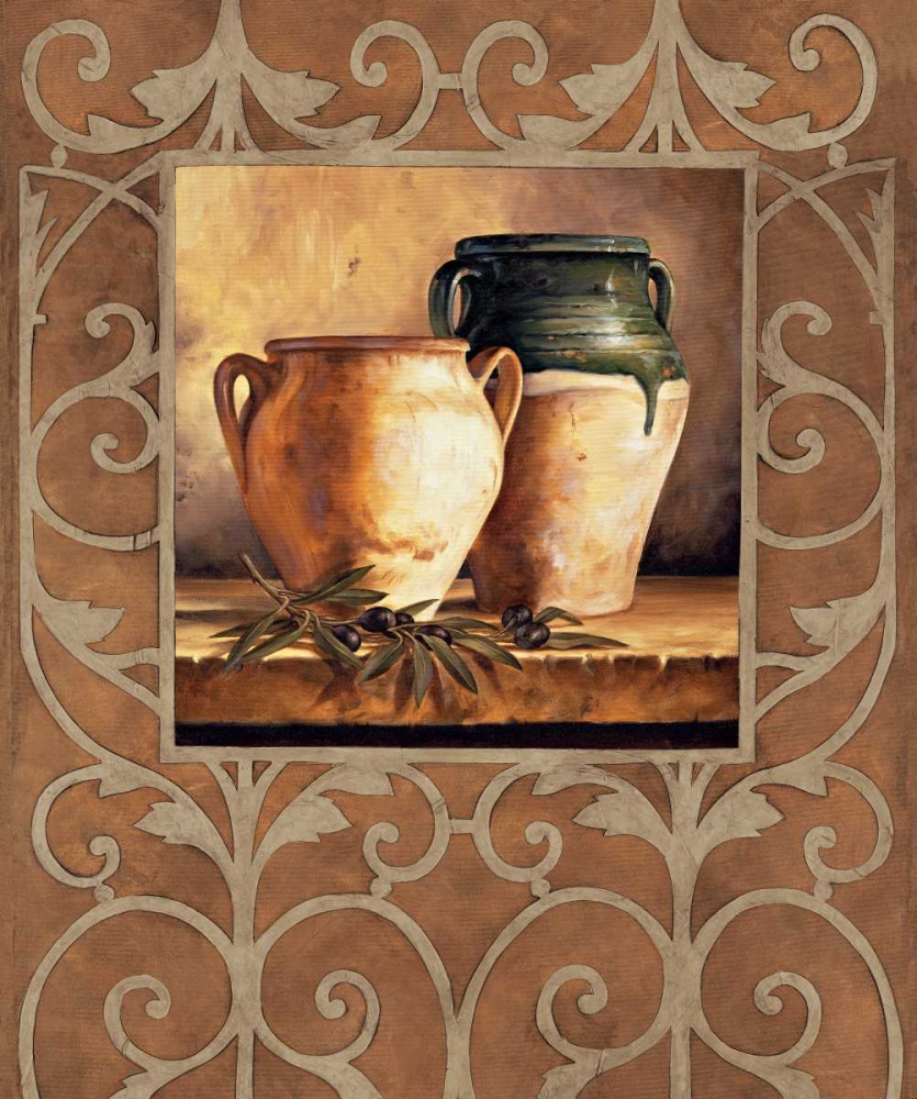 Vases with Olives art print by Andres Gonzales for $57.95 CAD