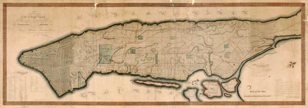 New York and the Island of Man art print by P. Maverick for $57.95 CAD