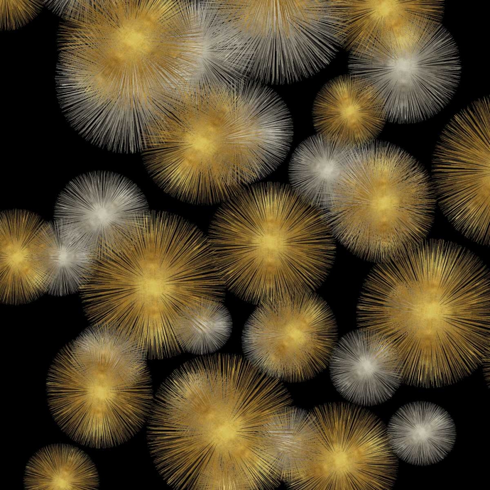 Flourish in Gold and Silver art print by Abby Young for $57.95 CAD