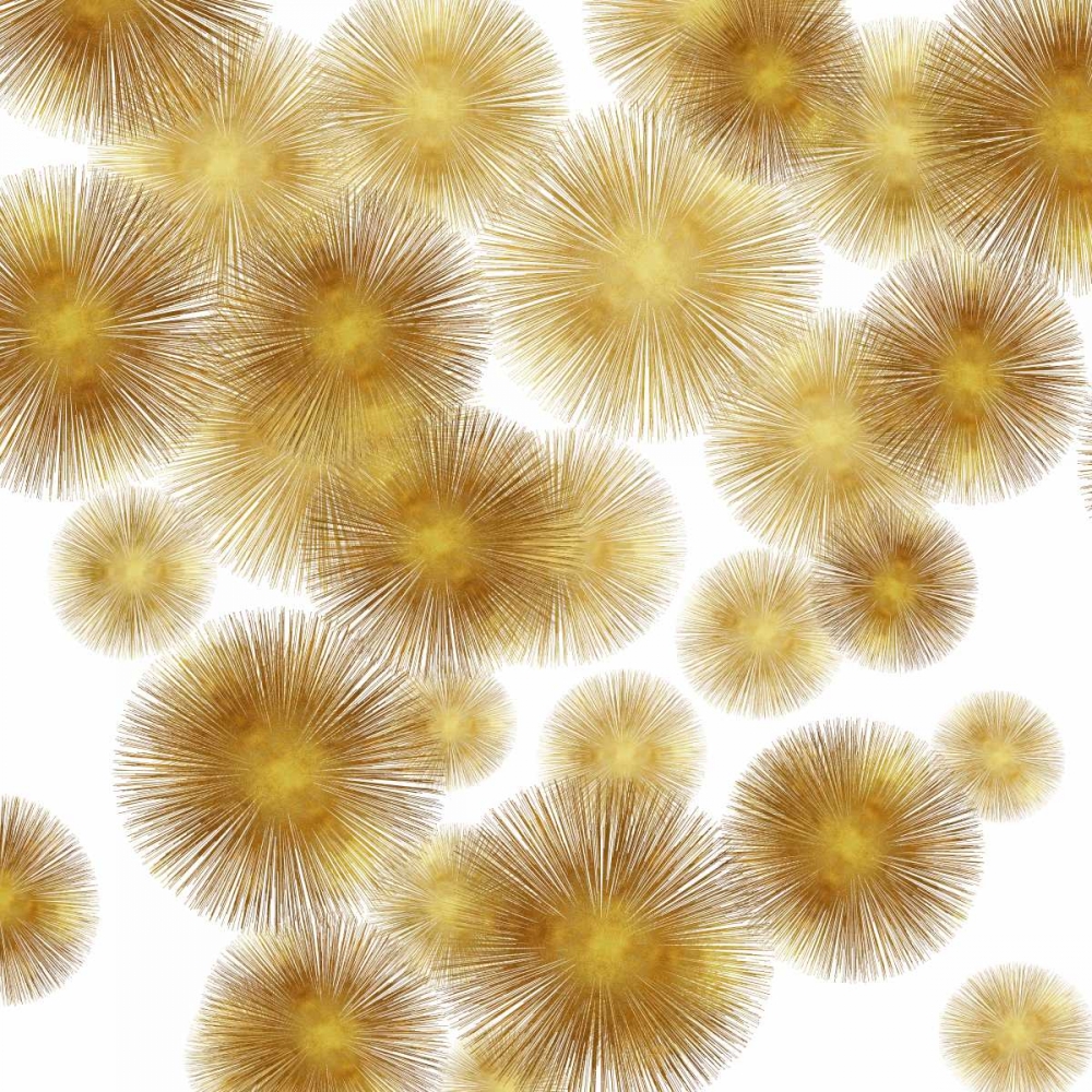 Golden Sunbursts art print by Abby Young for $57.95 CAD