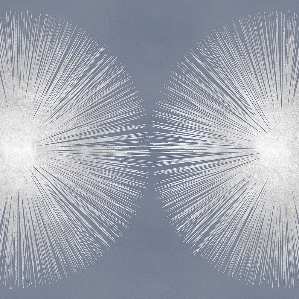 Silver Sunburst on Gray II art print by Abby Young for $57.95 CAD