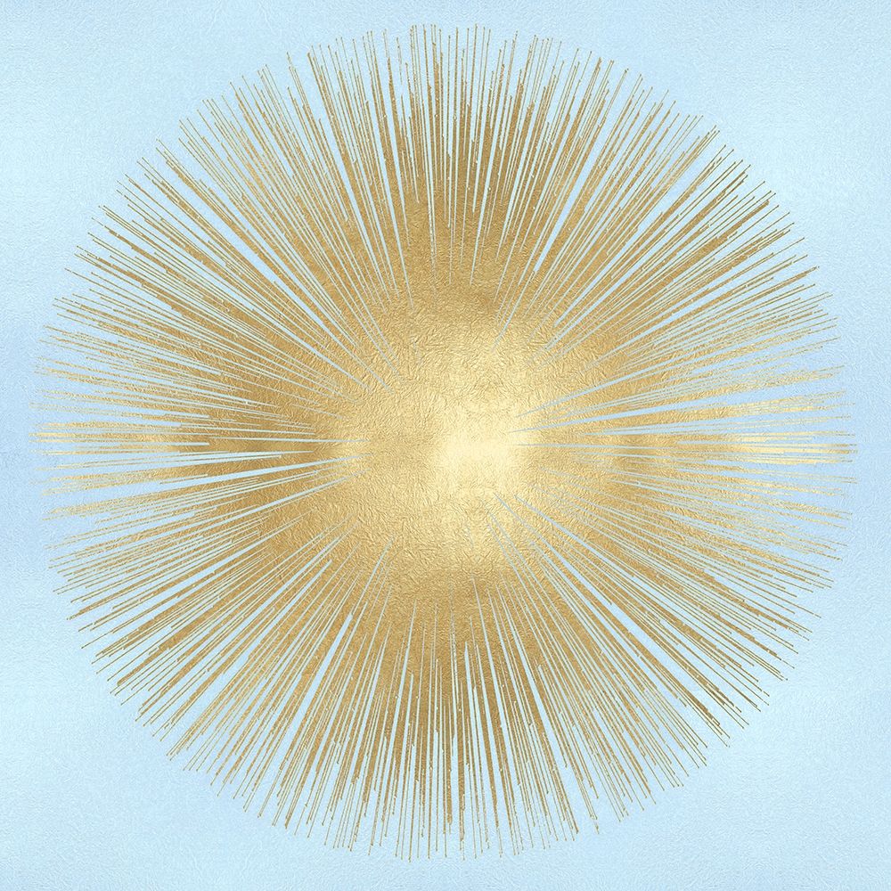 Sunburst Gold on Light Blue I art print by Abby Young for $57.95 CAD