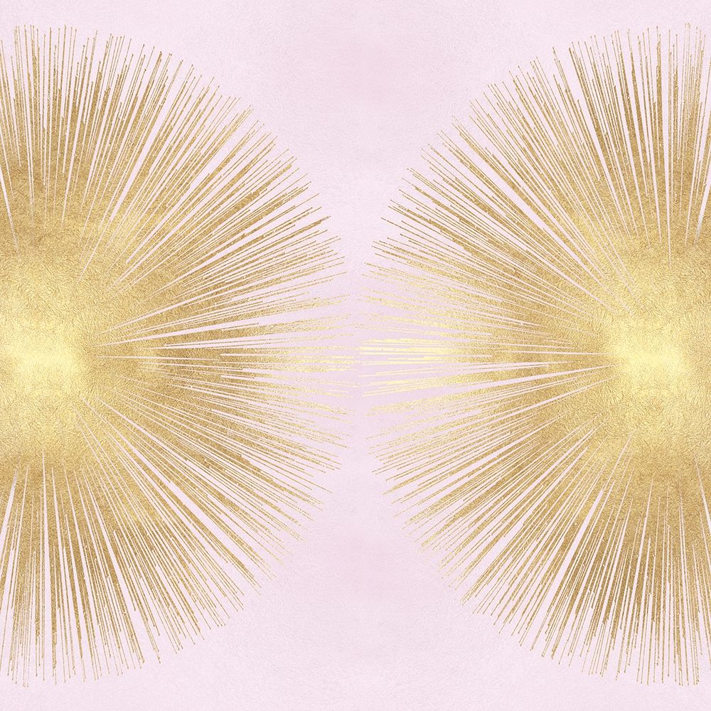 Sunburst Gold on Pink Blush II art print by Abby Young for $57.95 CAD