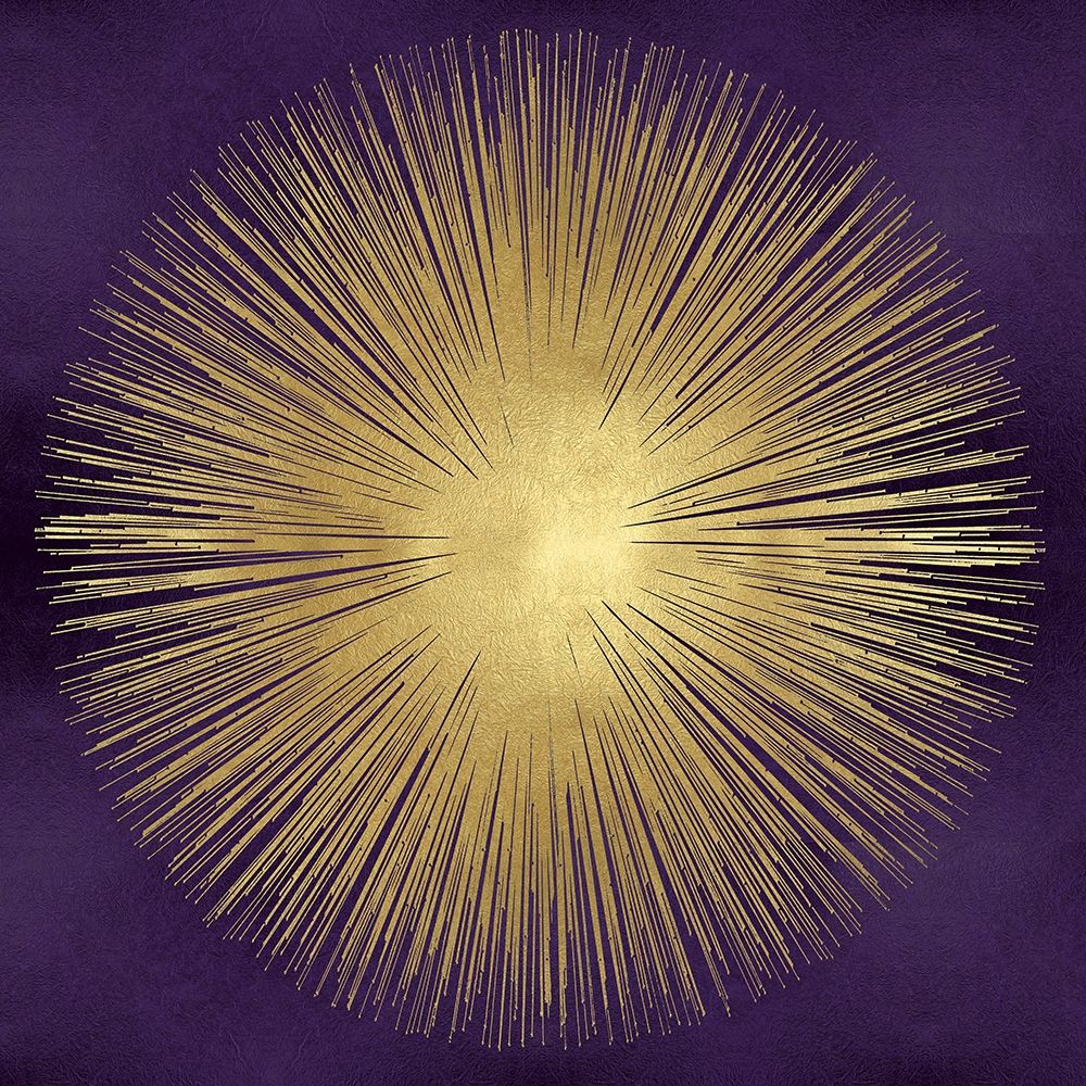 Sunburst Gold on Purple I art print by Abby Young for $57.95 CAD