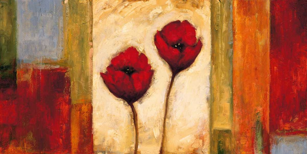 Poppies in Rhythm II art print by Brian Francis for $57.95 CAD