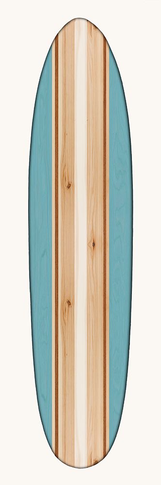 Vintage Surfboard I art print by Madeline Blake for $57.95 CAD