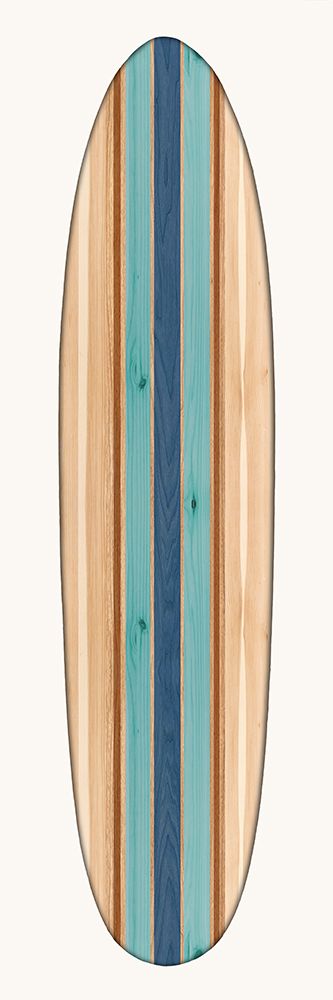 Vintage Surfboard II art print by Madeline Blake for $57.95 CAD