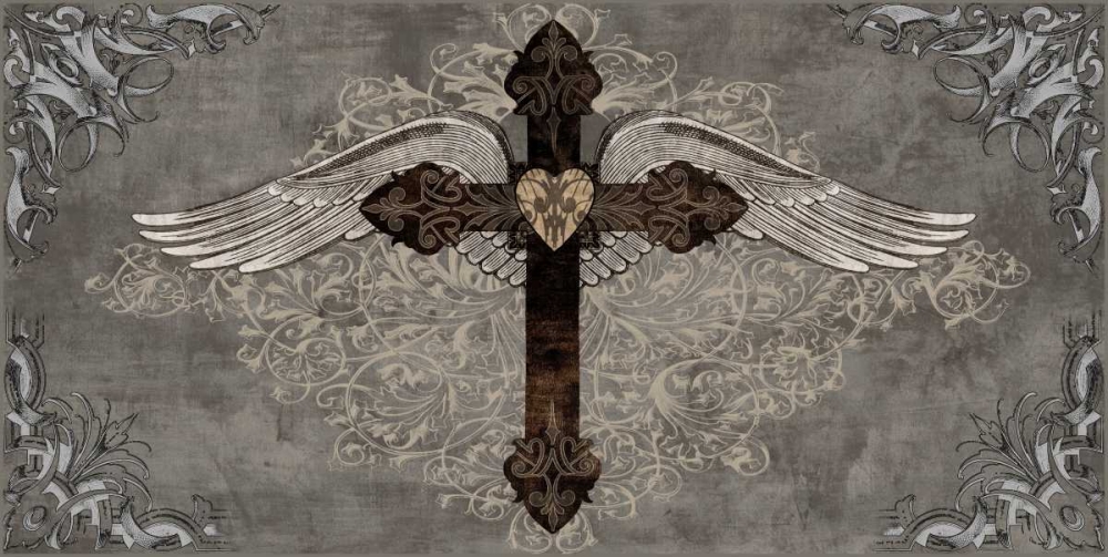 Cross with Wings art print by Brandon Glover for $57.95 CAD