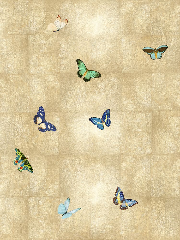 Butterflies on Gold III art print by Madeline Blake for $57.95 CAD