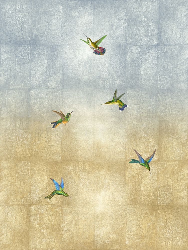 Hummingbirds in Flight II art print by Madeline Blake for $57.95 CAD