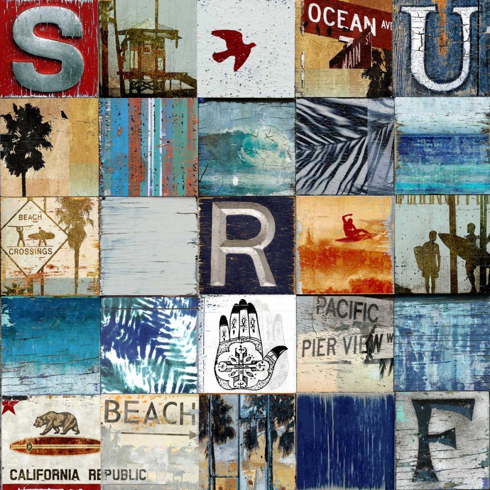 Surf City art print by Charlie Carter for $57.95 CAD