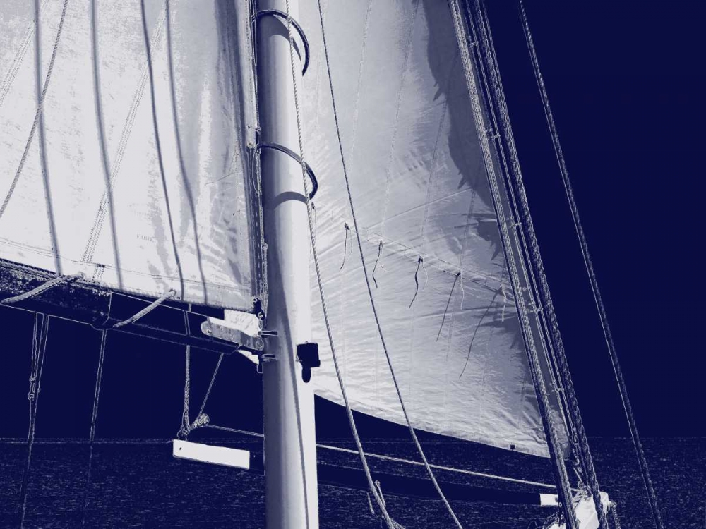 Schooner Sails I art print by Charlie Carter for $57.95 CAD