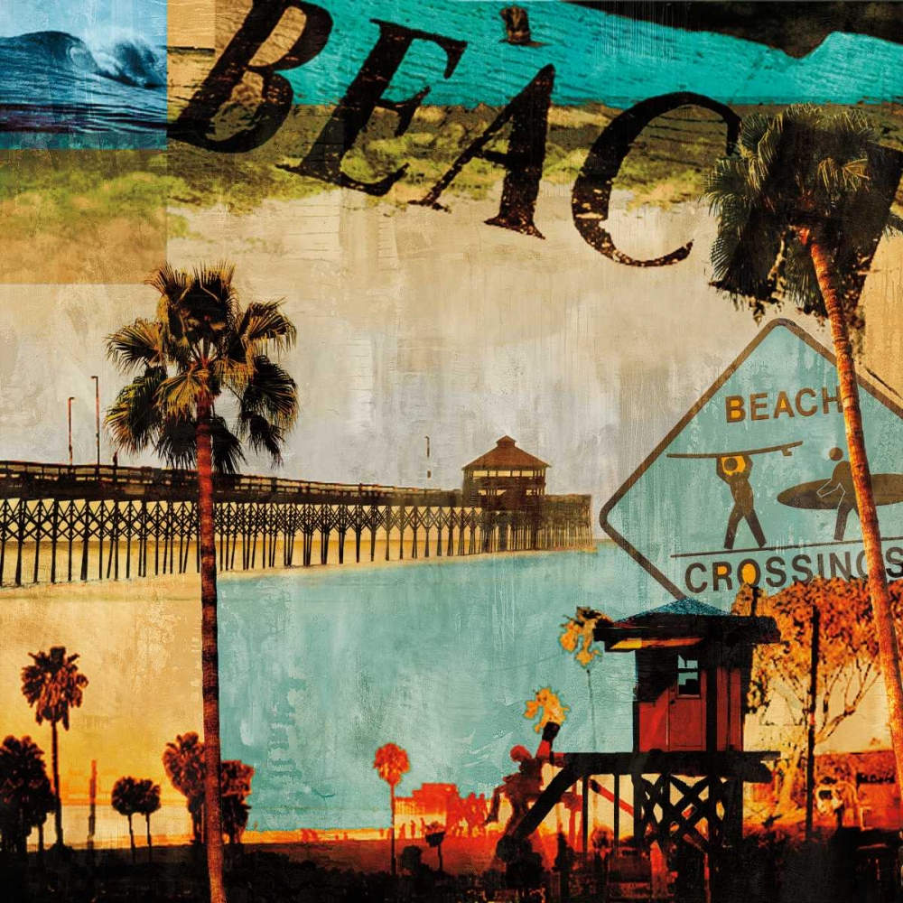 Beach Culture art print by Charlie Carter for $57.95 CAD