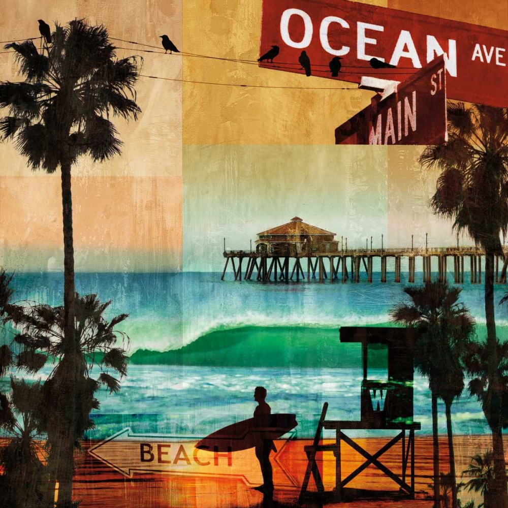 Ocean Avenue art print by Charlie Carter for $57.95 CAD