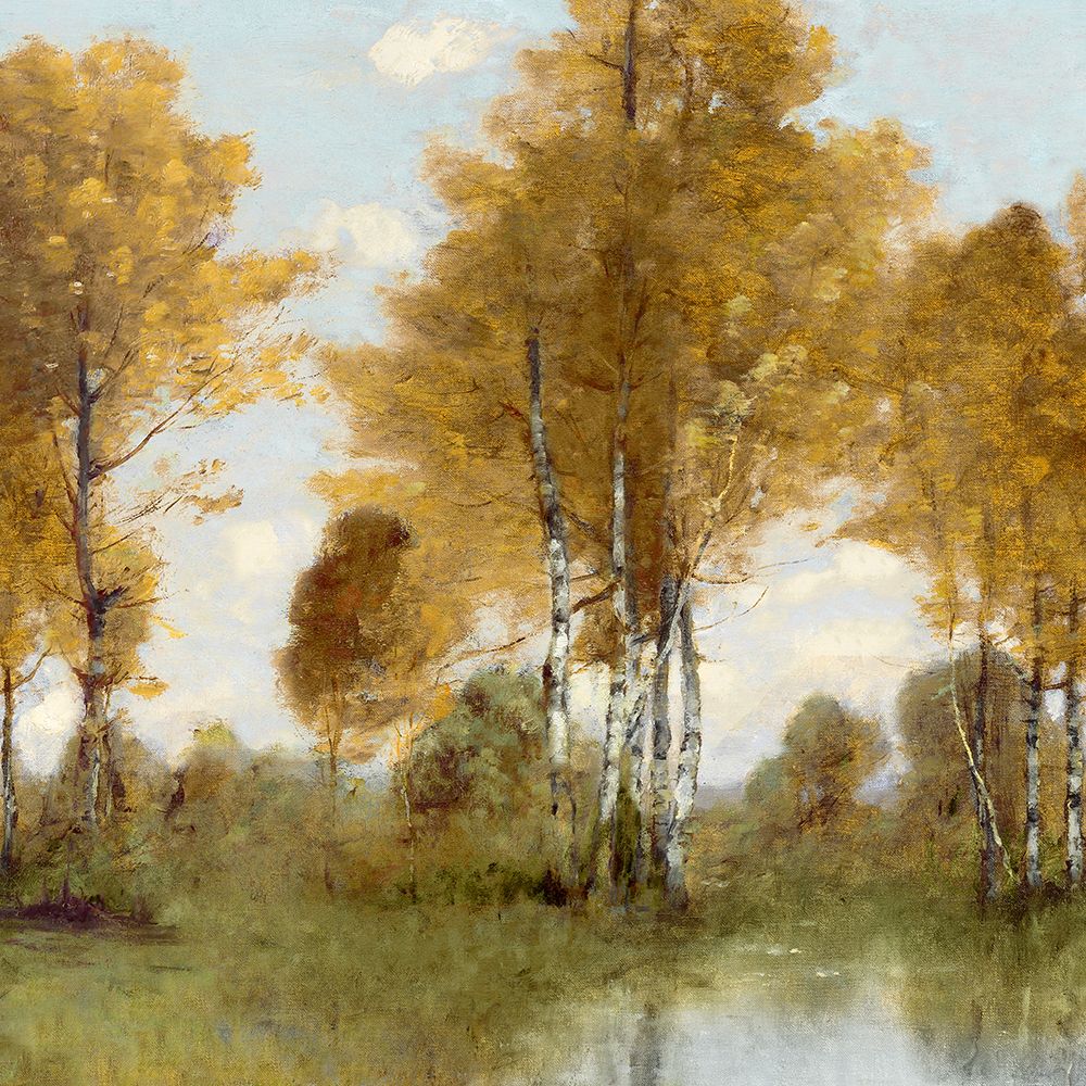 Golden Tree Pond III art print by Christy McKee for $57.95 CAD