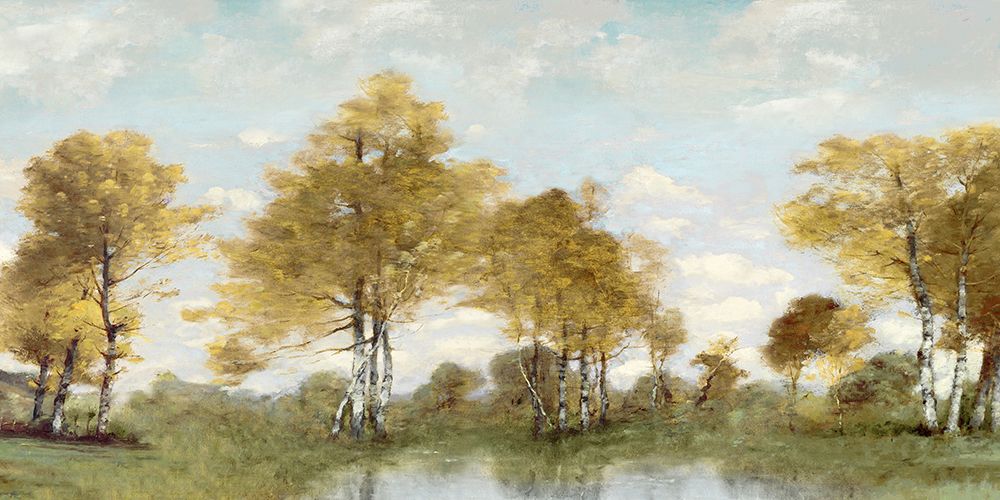 Golden Tree Pond IV art print by Christy McKee for $57.95 CAD