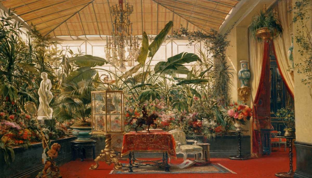 Veranda de la Princesse Mathil art print by Charles Giraud for $57.95 CAD