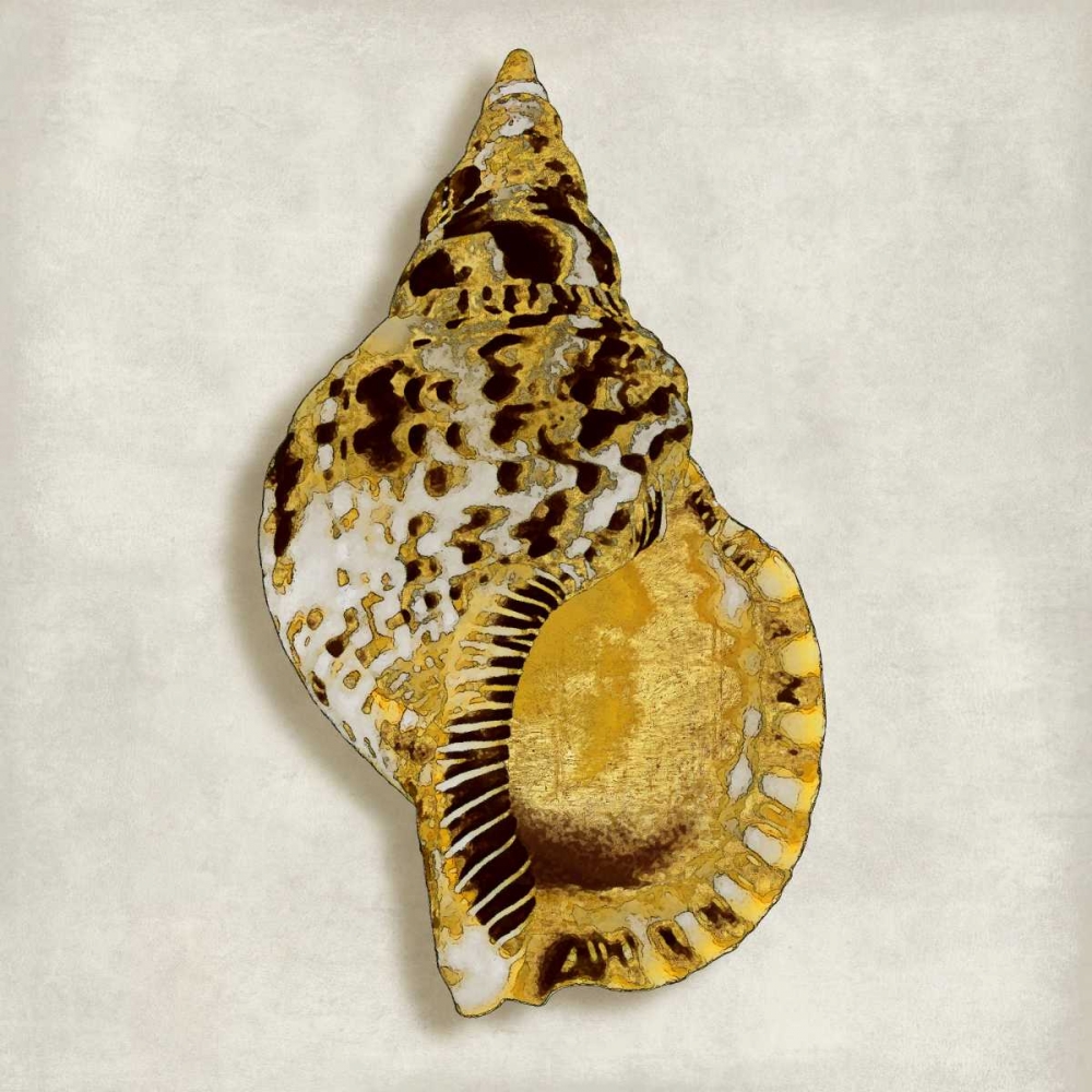 Golden Ocean Gems on Ivory III art print by Caroline Kelly for $57.95 CAD