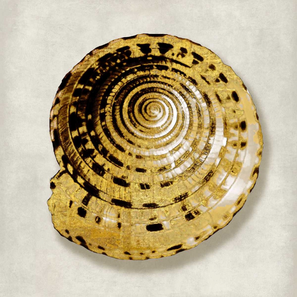 Golden Ocean Gems on Ivory IV art print by Caroline Kelly for $57.95 CAD