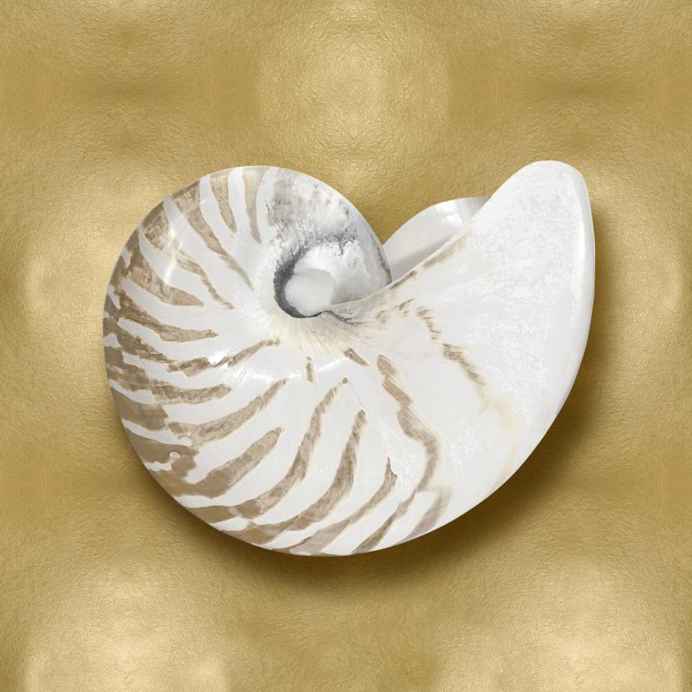 Ocean Gem on Gold III art print by Caroline Kelly for $57.95 CAD