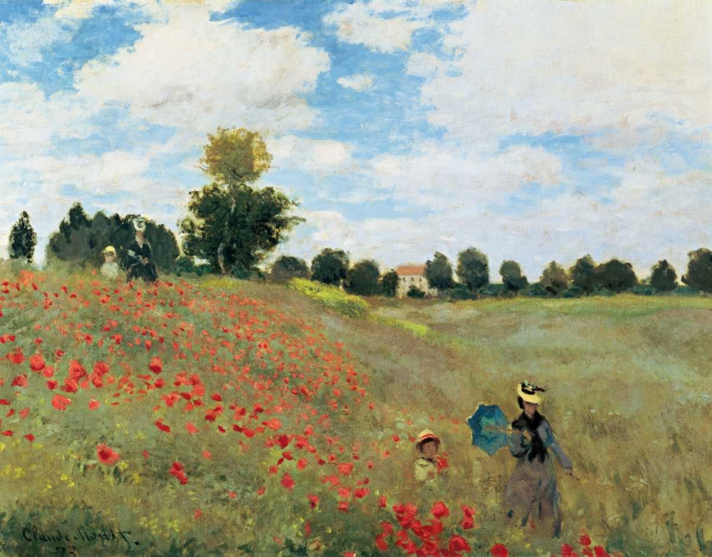 Coquelicots art print by Claude Monet for $57.95 CAD
