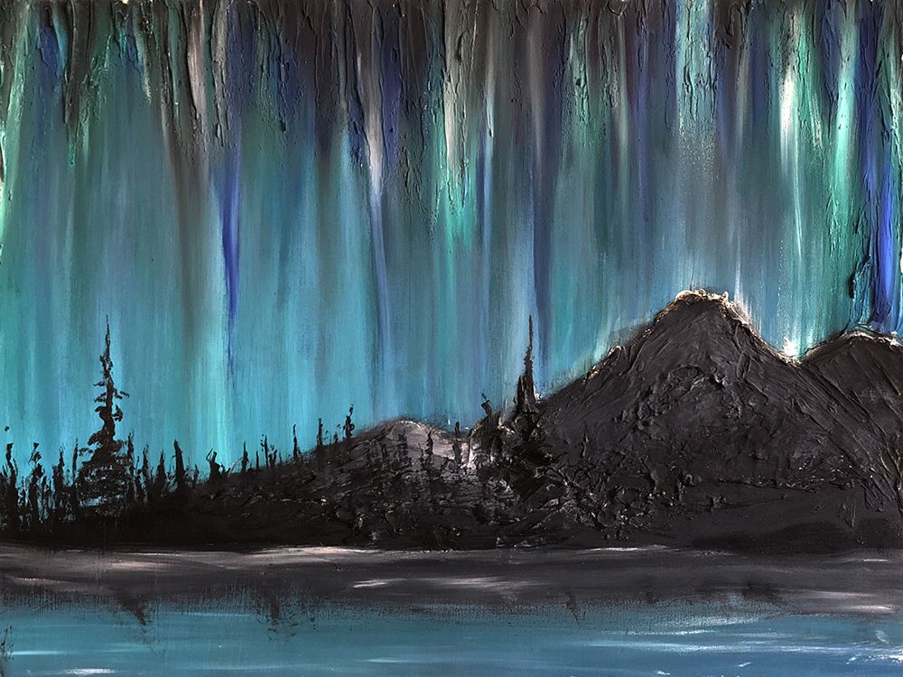 Nordlys Night art print by Christian Klingeler for $57.95 CAD