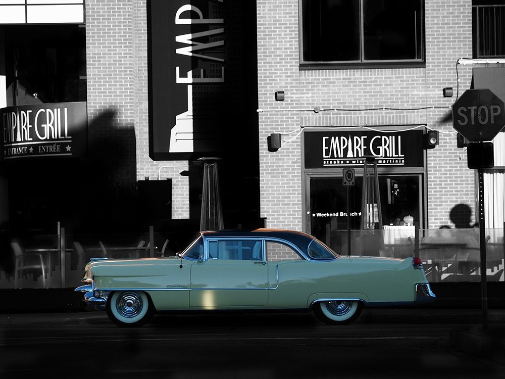 1955 Cadillac Coupe de Ville art print by Clive Branson for $57.95 CAD