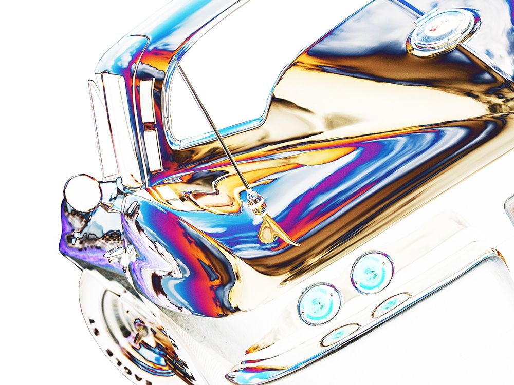 64 Corvette Sting Ray H art print by Clive Branson for $57.95 CAD