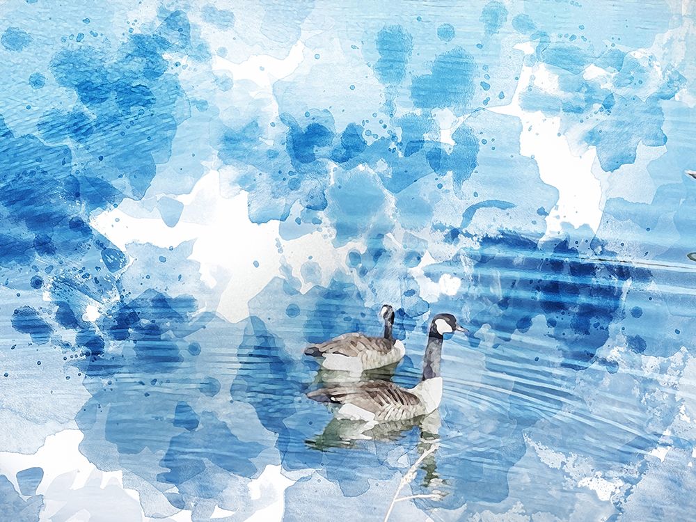 Canadian Geese I art print by Chamira Young for $57.95 CAD