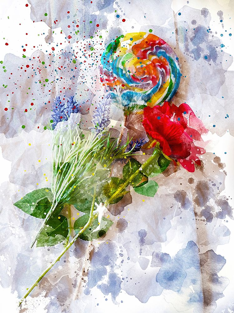 Rose Colored Candy II art print by Chamira Young for $57.95 CAD