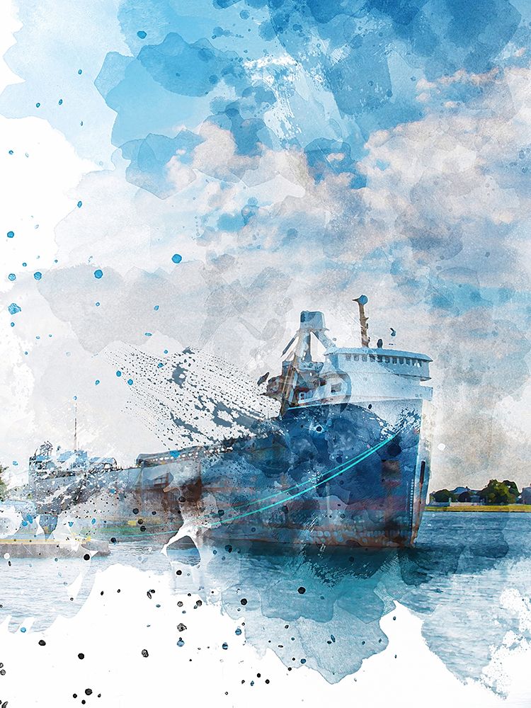 Freighter I art print by Chamira Young for $57.95 CAD