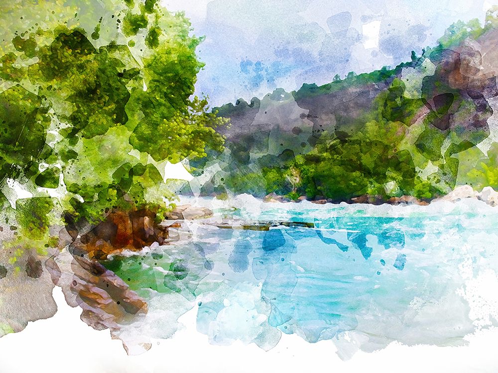 River Run I art print by Chamira Young for $57.95 CAD