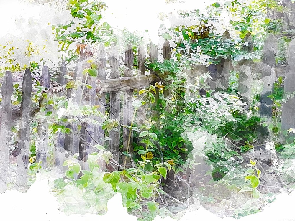 Garden Fence art print by Chamira Young for $57.95 CAD