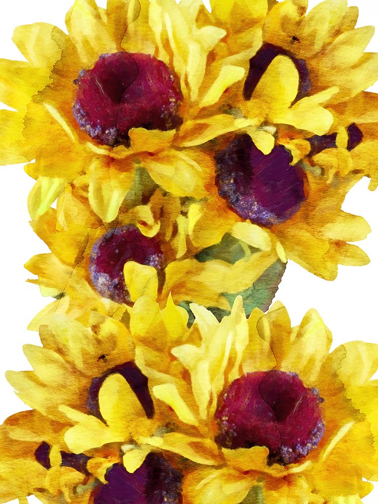 Sunflower Pattern art print by Chamira Young for $57.95 CAD