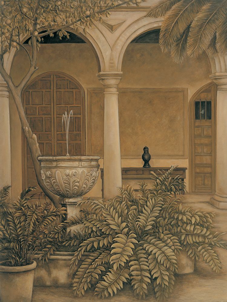 In the Courtyard art print by David Parks for $57.95 CAD
