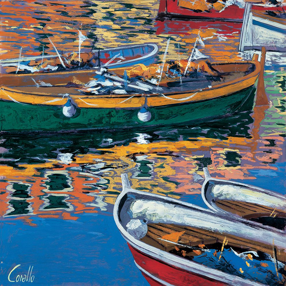 Riflessi nel porto art print by Daniela Corallo for $57.95 CAD