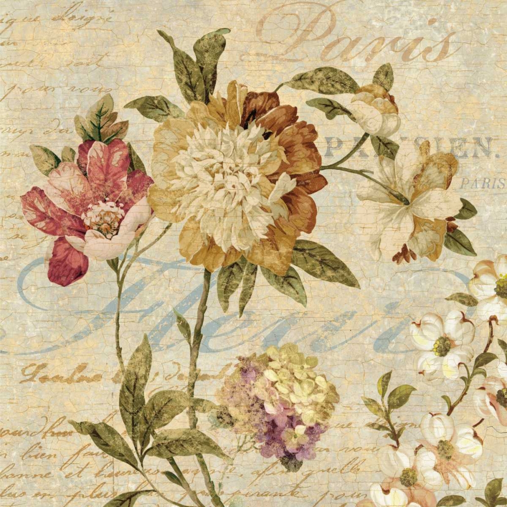 Fleur Paris II art print by Deborah Devellier for $57.95 CAD