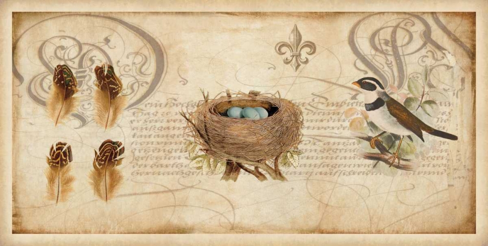 Nesting I art print by Deborah Devellier for $57.95 CAD