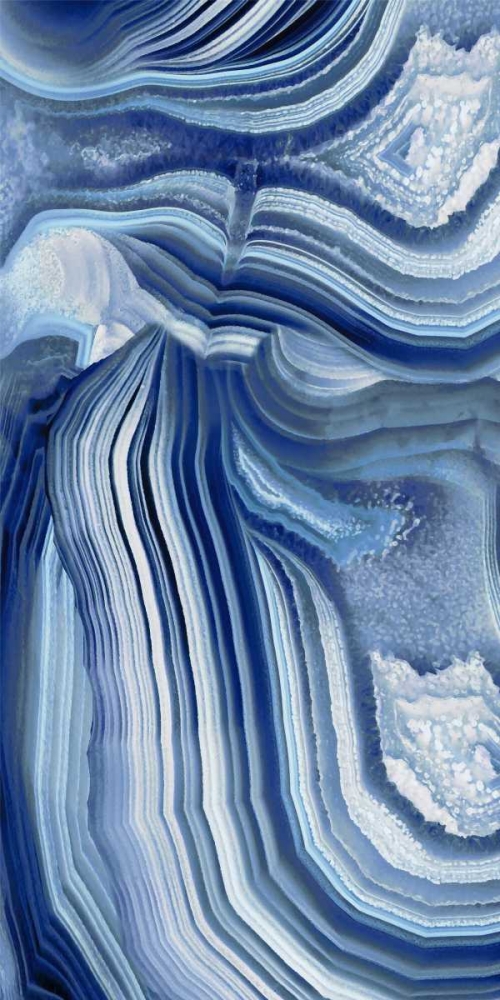 Agate Indigo II art print by Danielle Carson for $57.95 CAD
