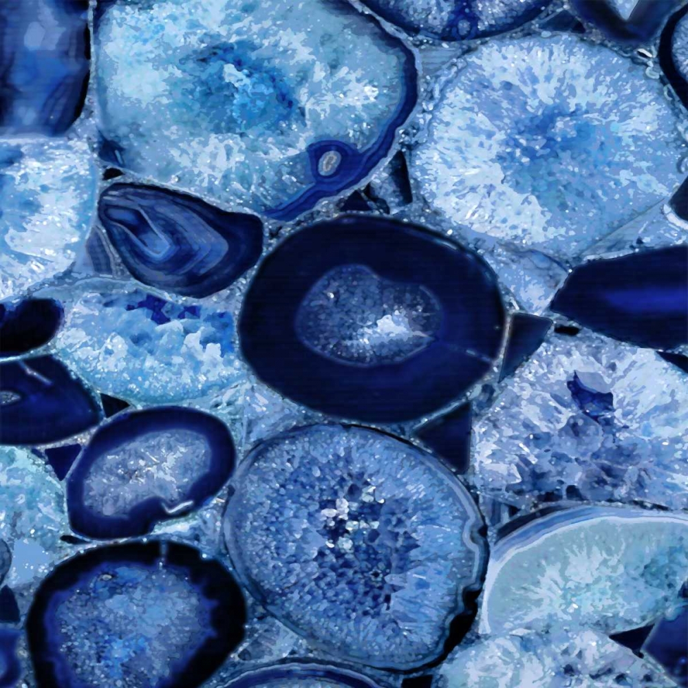 Agate in Blue I art print by Danielle Carson for $57.95 CAD