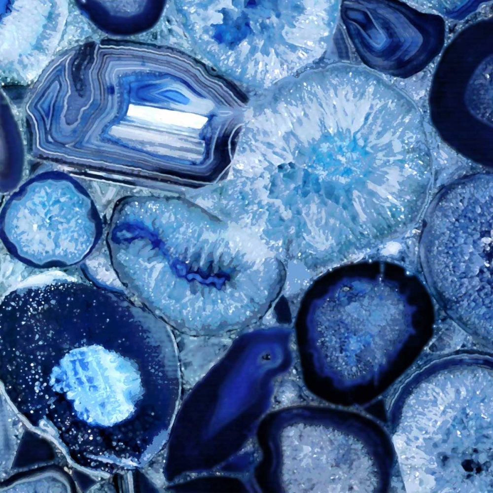 Agate in Blue II art print by Danielle Carson for $57.95 CAD