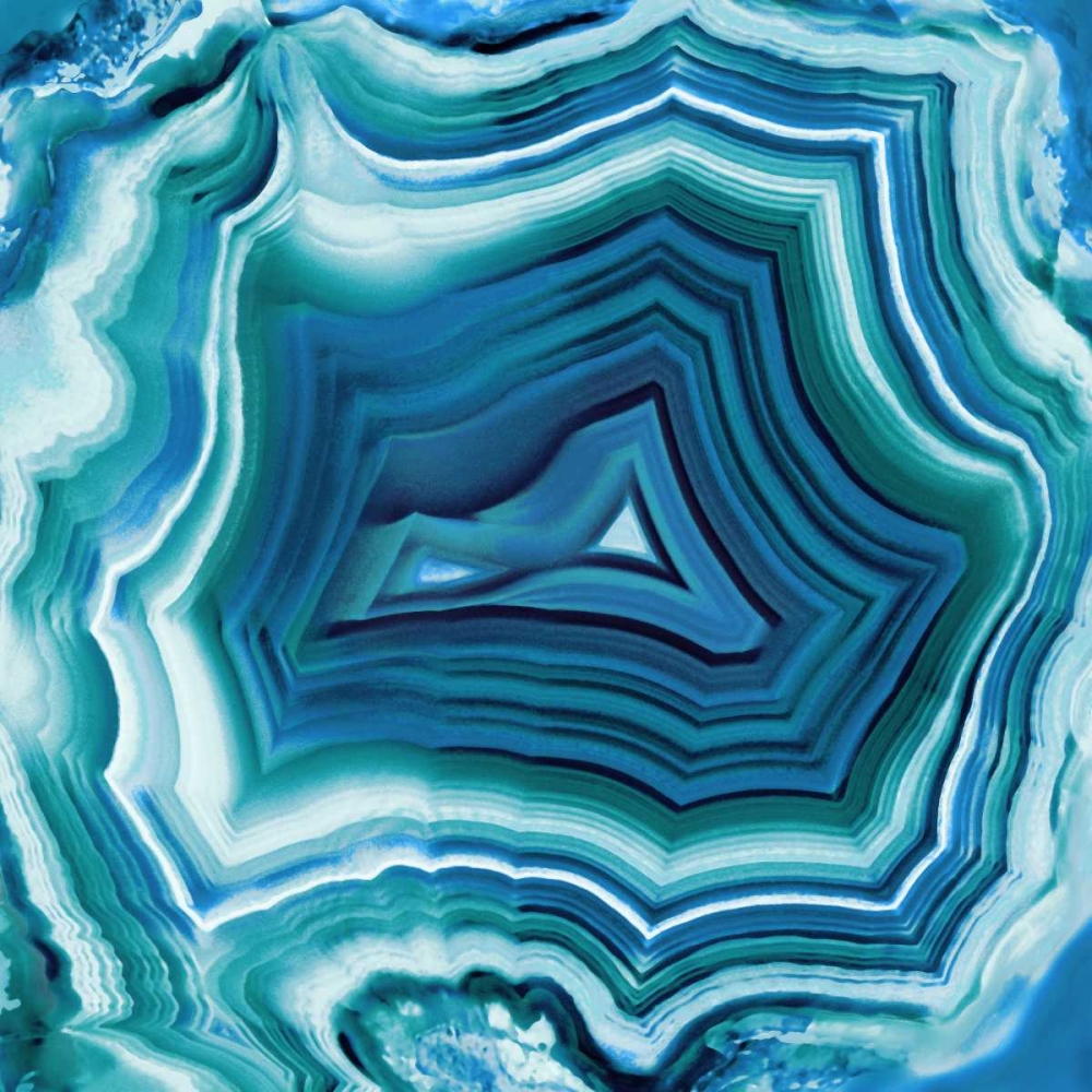 Agate in Aqua art print by Danielle Carson for $57.95 CAD