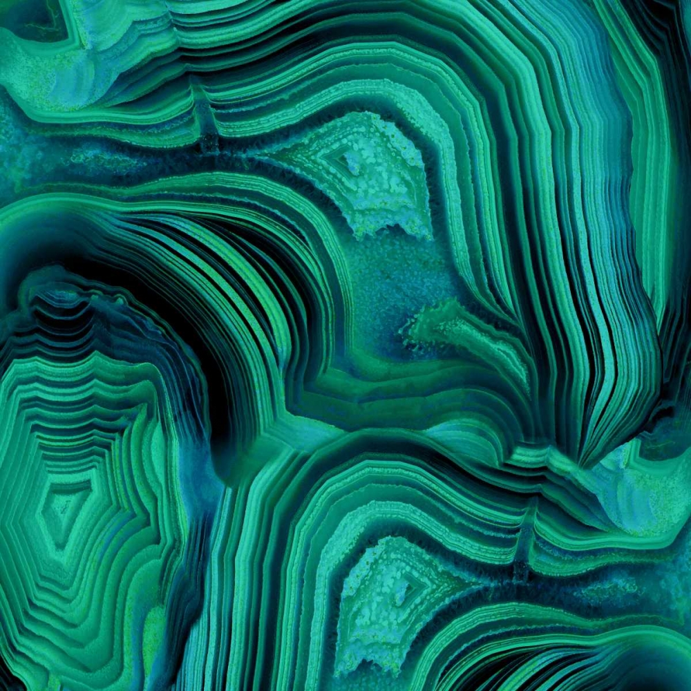 Malachite in Green and Blue art print by Danielle Carson for $57.95 CAD
