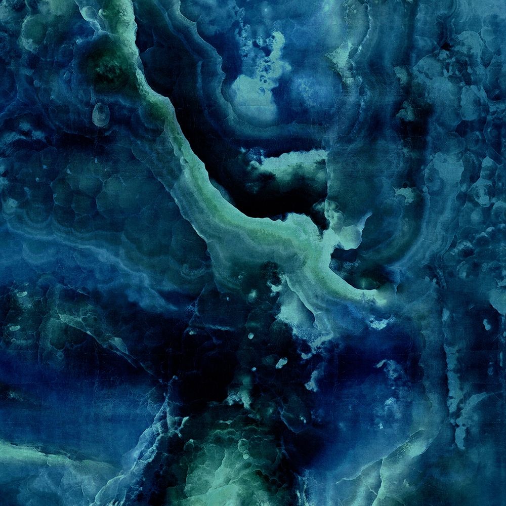 Stone with Blue and Green art print by Danielle Carson for $57.95 CAD