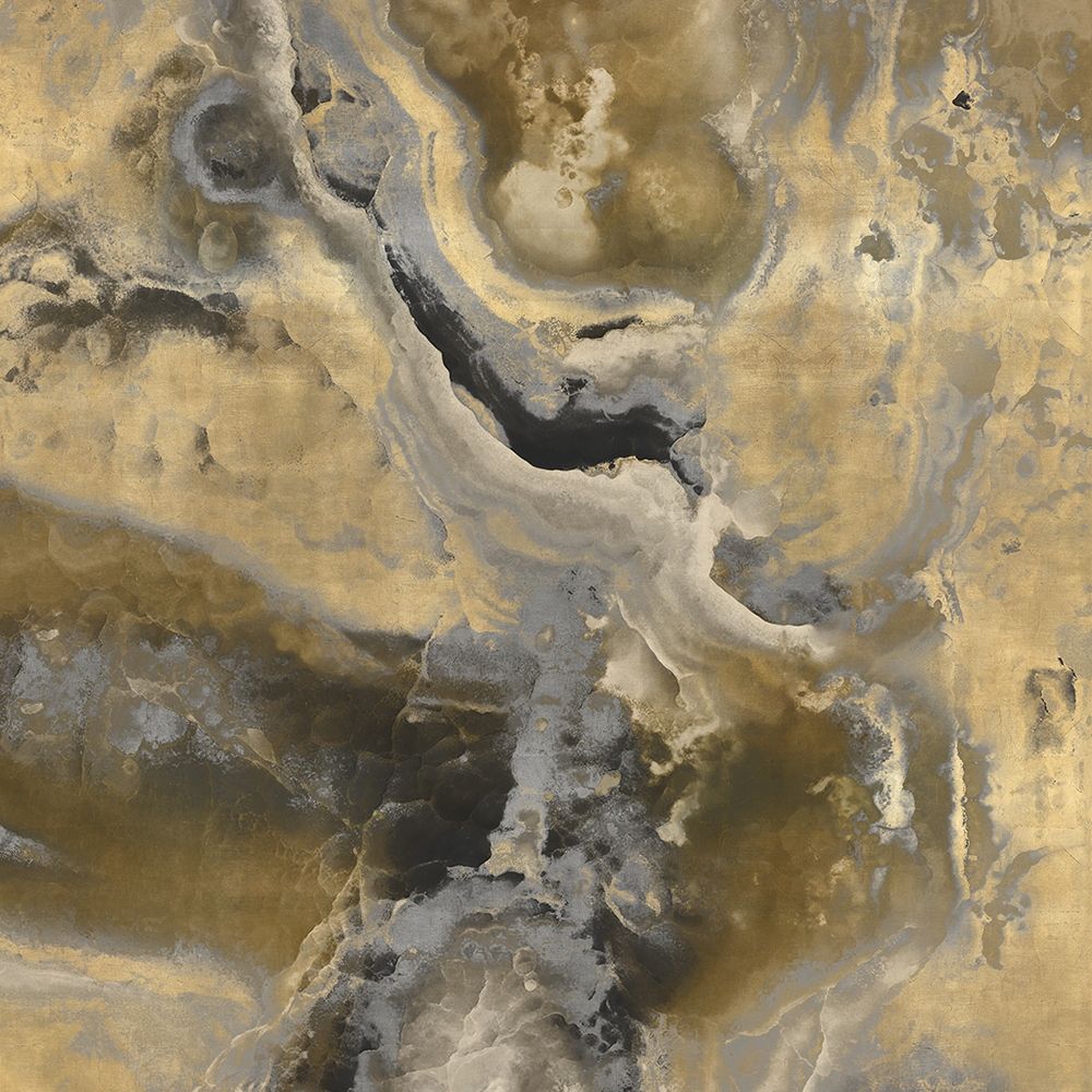 Stone With Gold and Gray II art print by Danielle Carson for $57.95 CAD