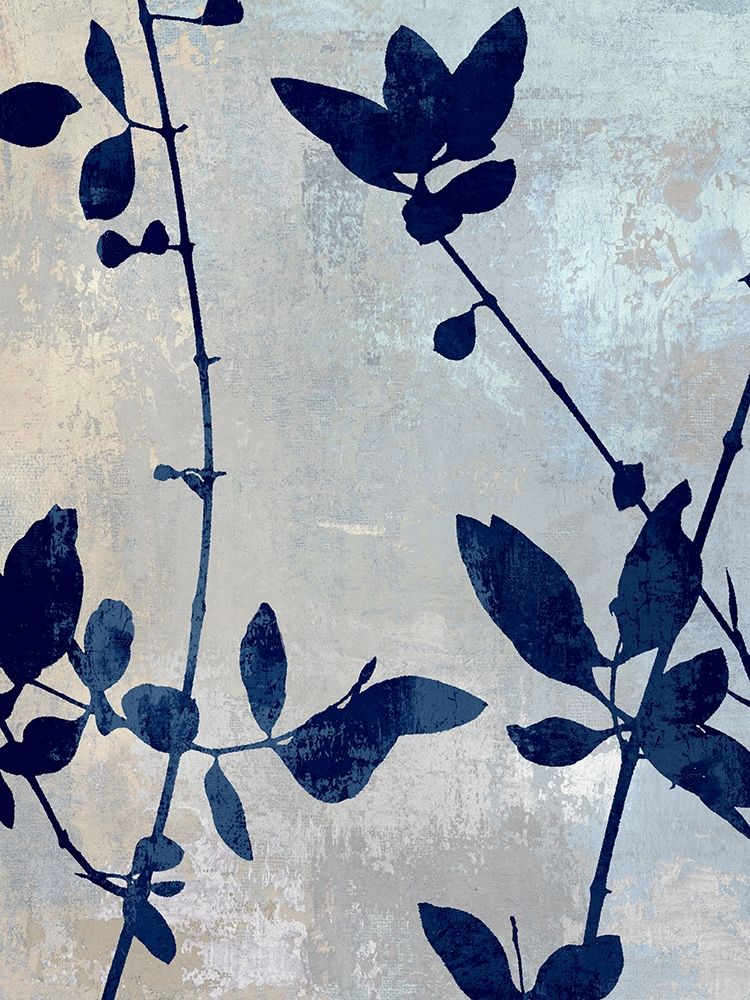 Nature Blue Silhouette II art print by Danielle Carson for $57.95 CAD