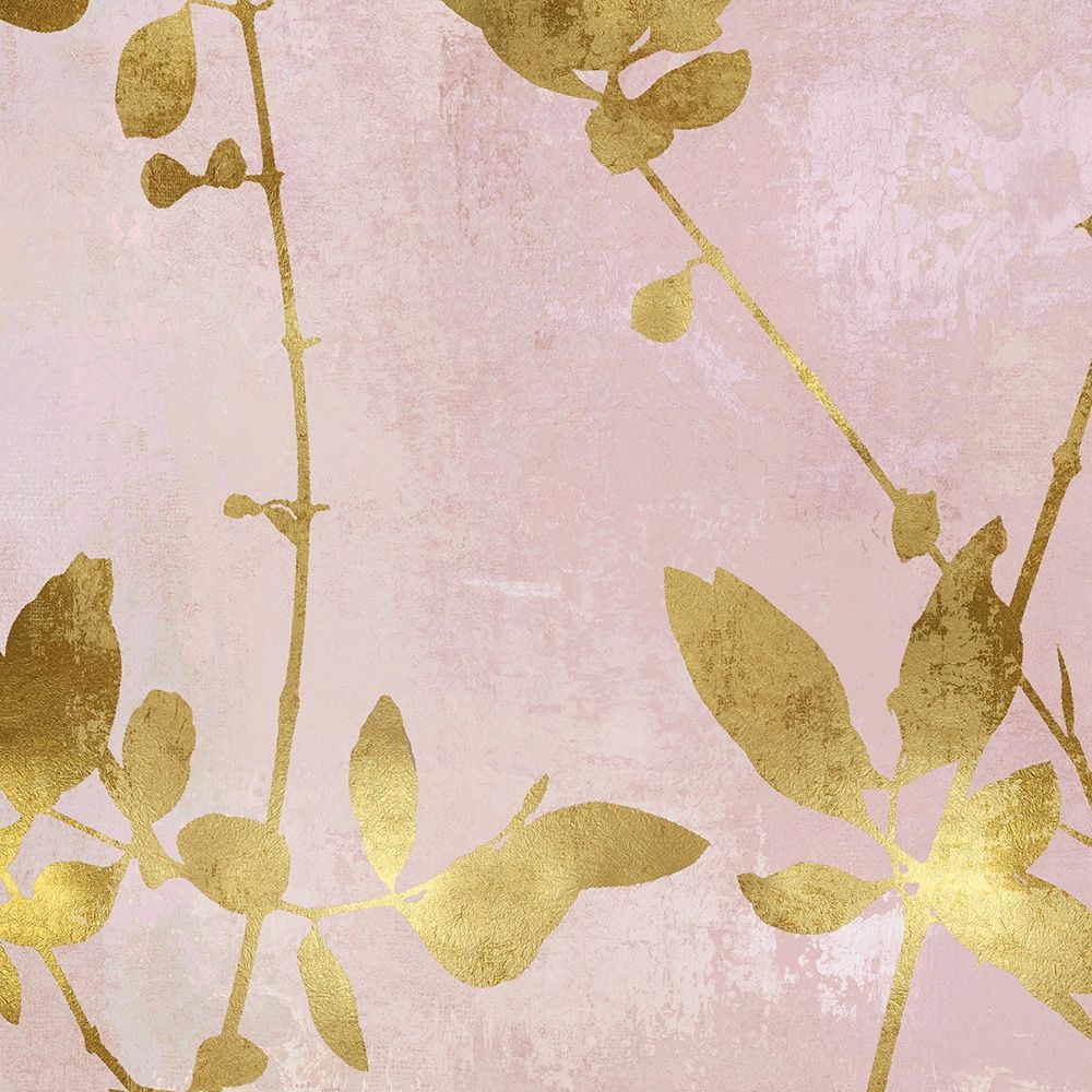 Nature Gold on Pink Blush III art print by Danielle Carson for $57.95 CAD