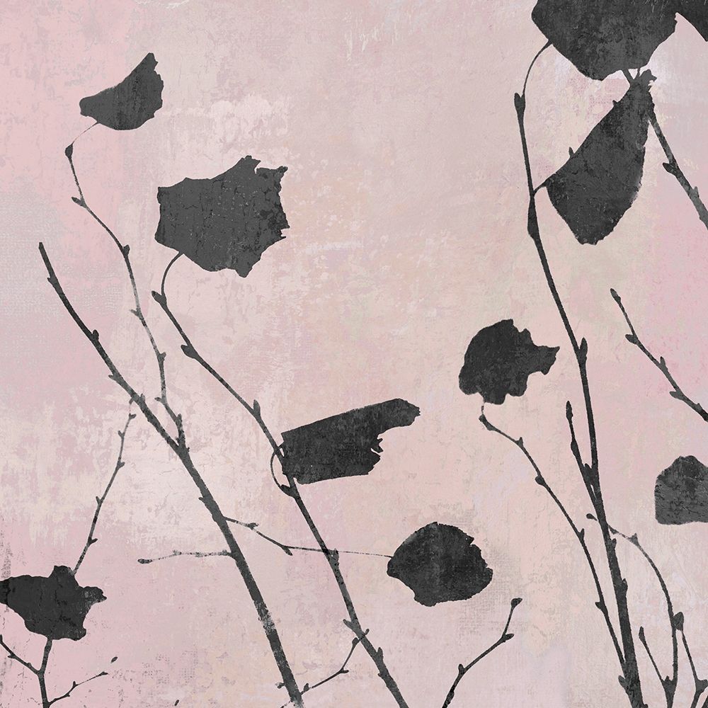 Nature Silhouette on Blush I art print by Danielle Carson for $57.95 CAD