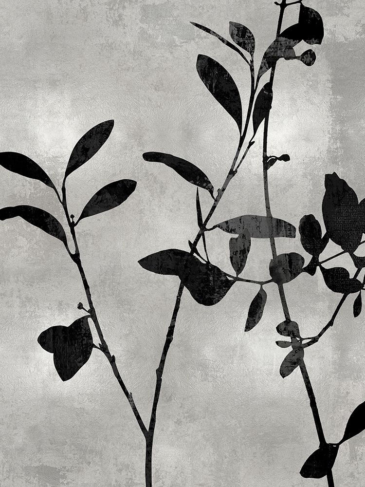 Nature Silhouette Silver III art print by Danielle Carson for $57.95 CAD