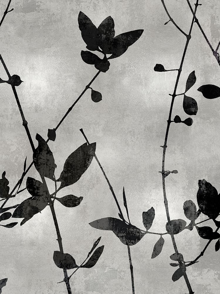 Nature Silhouette Silver IV art print by Danielle Carson for $57.95 CAD